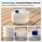 💧BPA-fri sammenleggbar vannbeholder – laget av matgodkjent plast, luktfri og solid, perfekt for drikkevann, matlaging og utendørs bruk 🏕️
