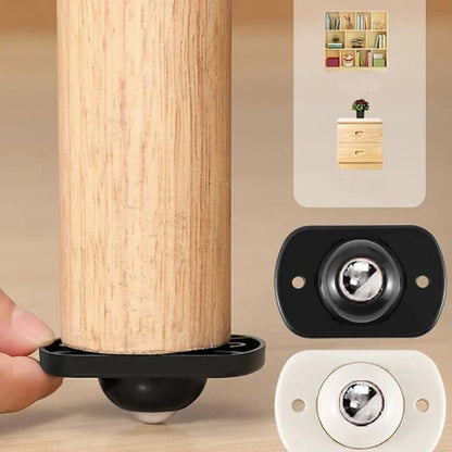 Flytt hva som helst på et øyeblikk! No-Lift 360° selvklebende møbelhjul Tegneserie-flettepannelugg