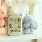 🏆BEGRENSET TID SPESIALSALG 50% AVSLAG🐰 Håndlagde Soft Bunny PomPom Charms