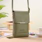 👜 📱 Enkel og elegant crossbody-lommebok for kvinner med plass til mobiltelefon med berøringsskjerm
