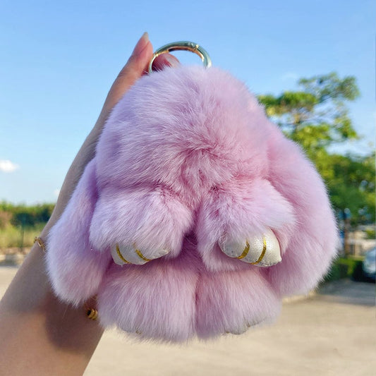 🏆BEGRENSET TID SPESIALSALG 50% AVSLAG🐰 Håndlagde Soft Bunny PomPom Charms