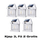 🎁50% RABATT! 💡Solcellesmurlampe - Bevegelsessensor, Værbestandig & Super Lys! 🛒