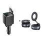 ⏳Limited-time 50% off⏰Fast Charging 7-in-1 Retractable Fast Car Charger with Voltage Display – USB-C For Android&Lighting For APPLE🔋📱