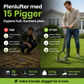 🌱 Plenlufter med 15 pigger – 4,4 cm, dobbel fjær og plate. Reduserer jordpakking – frodig plen! 🏡✨