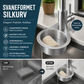 🦢 Vaskesil i rustfritt stål – elegant svaneform, 10cm diameter, effektiv avløp. Korrosjonsbestandig og lett å rengjøre – perfekt til kjøkkenvasken! ✨🍽️