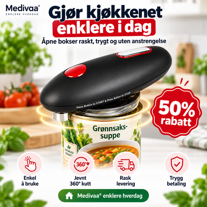 ⏰🔥BEGRENSET TID: 50 % RABATT!⚡ Elektrisk boksåpner
