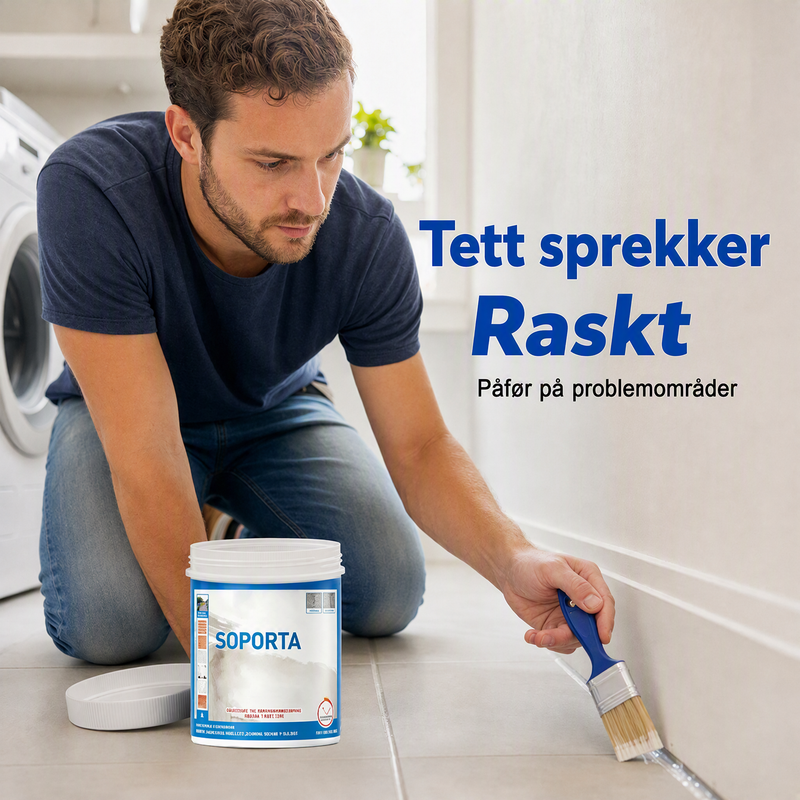 Vanntett tetningsmasse for flere overflater
