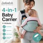 🎉 2026-tilbud — Over 30 000 solgt! 👶 4-i-1-bæresele med god luftgjennomstrømning – 0–36 måneder, foran/bak/med ansiktet innover/utover – komfort uten å måtte bruke hendene for både foreldre og baby! ✨