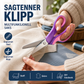 📢📢50 % rabatt!!🥳✨Allsidig saks med takkete blad, takkesaks✂️🧵