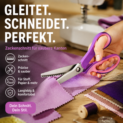 📢📢50 % rabatt!!🥳✨Allsidig saks med takkete blad, takkesaks✂️🧵