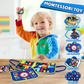 🎓 Montessori pedagogisk leketavle Busy Board – Utvikle barnas praktiske ferdigheter og evner til logisk tenkning.