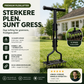 🌱 Plenlufter med 15 pigger – 4,4 cm, dobbel fjær og plate. Reduserer jordpakking – frodig plen! 🏡✨