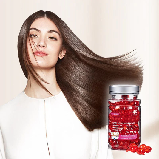 🥳2026 STOR UTSALG🥳💞OVER 50 000 SOLGT!🌿🧖‍♀️ 50 % RABATT! Hårpleieserum med marokkansk olje – beriket med vitaminer, reparerer skader. Demper krus og gir strålende glans. Perfekt til daglig pleie. Hårets beste venn. 🎁💆‍♀️