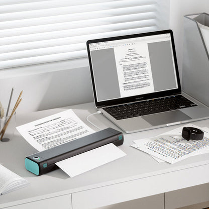 🚀🖨️ 50 % rabatt! Miniskriver 2026 – 📚 til studier og jobb, 🎨 tatoveringsdesign, 🧳 bærbar og trådløs!