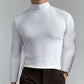 👕 60 % RABATT NÅ! 🔥 Slim fit T-skjorte med høy hals for menn – elastisk og pustende, perfekt for treningsstudioet eller hverdagsbruk, moderne stil og komfort 🏃‍♂️📦