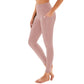 Yogaleggings med høy midje, forsterket sete, magefunksjon og sidelomme
