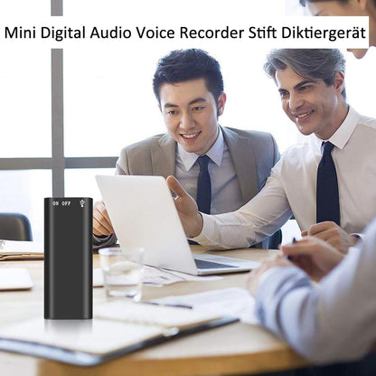 🎤 50 % RABATT! ⏺️ HD-lydopptaker – Kompakt, førsteklasses lyd og perfekt for møter, foredrag og intervjuer 🎧📦