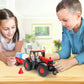 🎅JULEUTSALG 50 % RABATT!!🎁Bobletraktor med bobletilhenger – realistisk leketøy for barn med lys og lyd🚜🫧