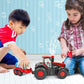 🎅JULEUTSALG 50 % RABATT!!🎁Bobletraktor med bobletilhenger – realistisk leketøy for barn med lys og lyd🚜🫧