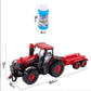 🎅JULEUTSALG 50 % RABATT!!🎁Bobletraktor med bobletilhenger – realistisk leketøy for barn med lys og lyd🚜🫧