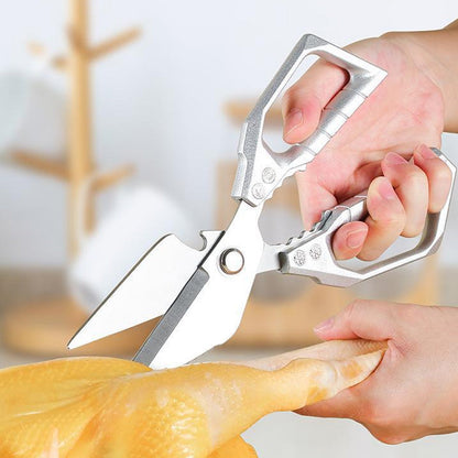✂️  50% RABATT!  🔥 Kraftig kjøkkensaks – multifunksjonell og oppvaskmaskinsikker, perfekt til fjærfe, urter og daglig bruk 🍗✨