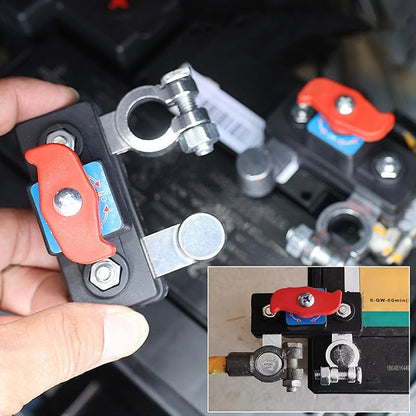 📢📢50 % rabatt!!! 🔋🚗 Bilbatteri-frakoblingsbryter – kompatibel med 12 V–24 V, brannsikkert skall, nød- og vedlikehold ⚡🚘