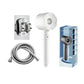 🚿 50 % RABATT! 💦 HØYTRYKK-DUSJHODE – 5 stråleformer og umiddelbar installasjon, vannbesparende design med antikalkteknologi, spa-opplevelse hjemme 🌟🛁
