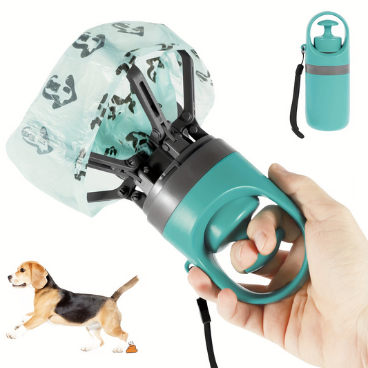 🔥⏰ Begrenset tid 50% rabatt!! 🔥Mini bærbar pooper scooper med poseholder