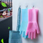 💕Hot Sale 50 % rabatt🧼Multifunksjonelle silikonrengjøringshansker ✨
