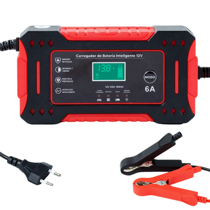 🎉 Nyttårsgave – 50% RABATT! 🔋 12V Tynn Lader (6A + ⚡ Impulserstatring) til Bil/Motorcykel/E-Cykel – ✅ Sikker & Langvarig!