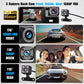 🚗🎥 50% OFF! Dash Cam with 3 Full HD 1080P Lenses – Front + Interior + Rear with Reverse Function 🔥