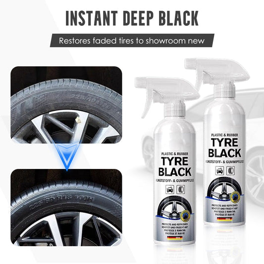 ✨Tire Shine & Protect Spray – Dyp glans, UV-beskyttelse og støvavvisende📦