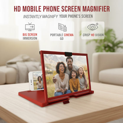 🥳2026 HOT SALE🥳💞OVER 50 000 SOLGT!💥👓❤️ Reduser belastningen på øynene, gjør skjermen “større“ | HD-telefonforstørrer for enklere visning🎬✨