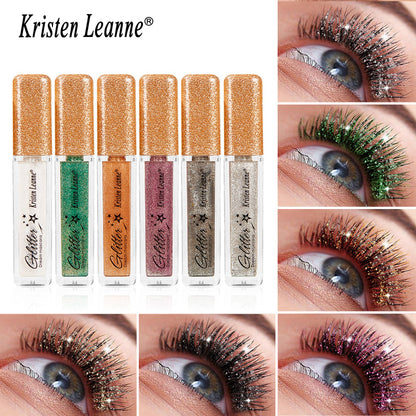 ✨ KJØP 1, FÅ 1 GRATIS! 🌟 Glitterfylt farget mascara for vipper – Umiddelbar festivalglamour, langvarig glans og vanntett formel 🎉
