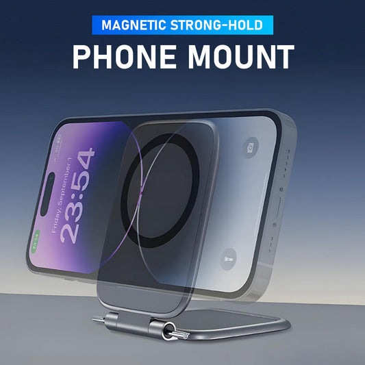 🧲📱Magnetisk Strong-Hold-telefonholder – fester seg som en magnet, står som en klippe!⚡jøp 2, betal for 1 – tidsbegrenset tilbud! 🎁