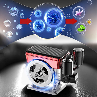 🌞🌀Solcelledrevet bil-diffusor med automatisk rotasjonsfunksjon for aromaterapi