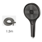 🌟 Høytrykks dusjhode for behagelig dusj – Justerbar stråle 🚿 og ergonomisk design for avslappende opplevelse.