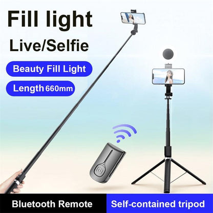 🎁Hot salg 50 % rabatt⏳Ny 6-i-1 Bluetooth-selfiestang