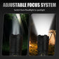 🔦Oppladbar P50 LED-lommelykt – Justerbar zoom | Sterk lysstyrke & Lang levetid