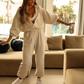 ⏳Begrenset tid 50 % rabatt⏰Casual jumpsuit med hette for kvinner👚👖
