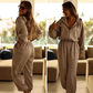 ⏳Begrenset tid 50 % rabatt⏰Casual jumpsuit med hette for kvinner👚👖