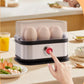 🍳SOLDES BLACK FRIDAY: 50 % RABATT💨 Multifunksjons eggkoker med gjennomsiktig lokk – for koking, posjering eller omelettilberedning✨