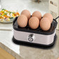 🍳SOLDES BLACK FRIDAY: 50 % RABATT💨 Multifunksjons eggkoker med gjennomsiktig lokk – for koking, posjering eller omelettilberedning✨