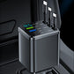 ⏳Limited-time 50% off⏰Fast Charging 7-in-1 Retractable Fast Car Charger with Voltage Display – USB-C For Android&Lighting For APPLE🔋📱
