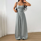 👗Nyhet 50 % RABATT🔥Casual jumpsuit med spaghettistropper for damer