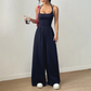 👗Nyhet 50 % RABATT🔥Casual jumpsuit med spaghettistropper for damer
