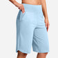 🔥Yogashorts med høy midje og lommer for kvinner – Størrelse
