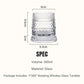 360° roterende whiskyglass