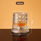 360° roterende whiskyglass