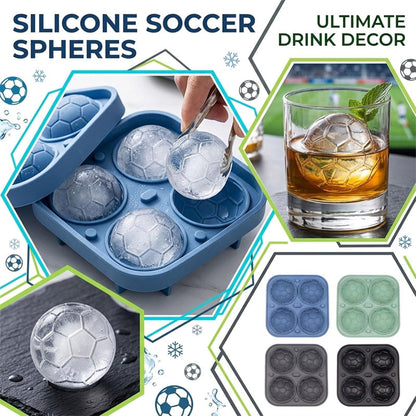 📢 2+1 GRATIS-TILBUD📢  Silikonform i fotballform ⚽🍻 Feir VM og skål for glede!!🍻